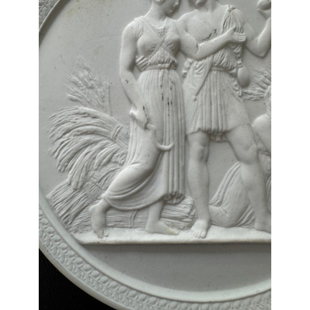 Bertel Thorvaldsen 19th Century Summer Royal Copenhagen Plaque For Sale - Image 4 of 6