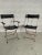 Mid-Century Modern Celestina Folding Chairs attributed to Marco Zanusso for Zanotta, 1970s, Set of 2 For Sale - Image 3 of 13
