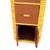 1970s Restored Paul Frankl Style Stacked Rattan & Mahogany Cabinet W/ Drawers For Sale - Image 10 of 10