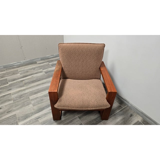 Textile Vintage Lounge Chair by Miroslav Navratil, 1960s For Sale - Image 7 of 15