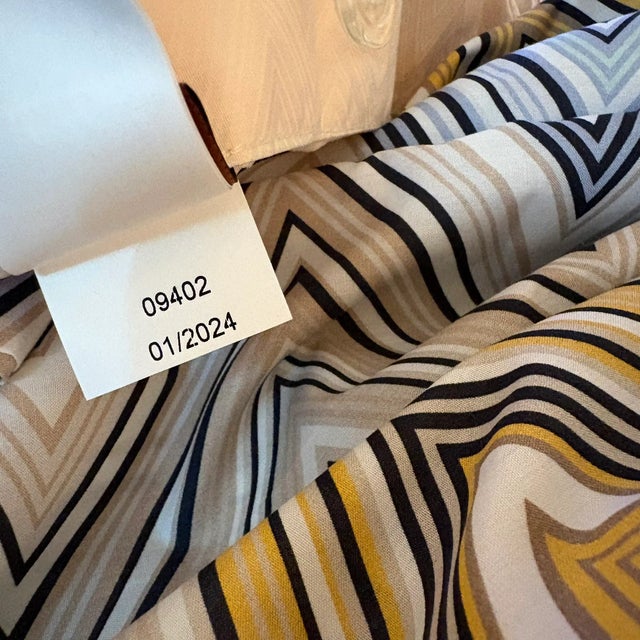 New Missoni Trevor Aqua Blue Queen Duvet Cover & Shams Set Made in Italy For Sale - Image 11 of 13