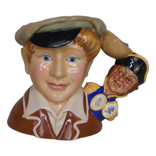 English Royal Doulton Oliver Twist Charles Dickens Character Toby Jug For Sale