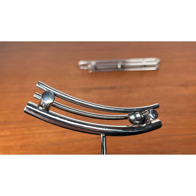 Postmodern Danish Metal Bottle Opener and Corkscrew by Bent Falk for Menu, 1980s, Set of 2 For Sale - Image 10 of 18