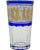 French Vintage Set of 3 Val St. Lambert Danse De Flore Cobalt Crystal Tumblers For Sale - Image 3 of 12
