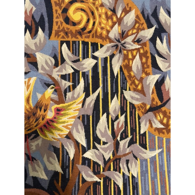 Mid 20th Century 20th C. Mid-Century Modern Tapestry "Concert Champêtre" Signed by Simon Chaye 3'9" X 5'3" For Sale - Image 5 of 11