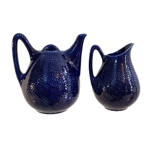 Teapot & Milk Jug by Hertha Bengtsson for Rörstrand, 1950s, Set of 2