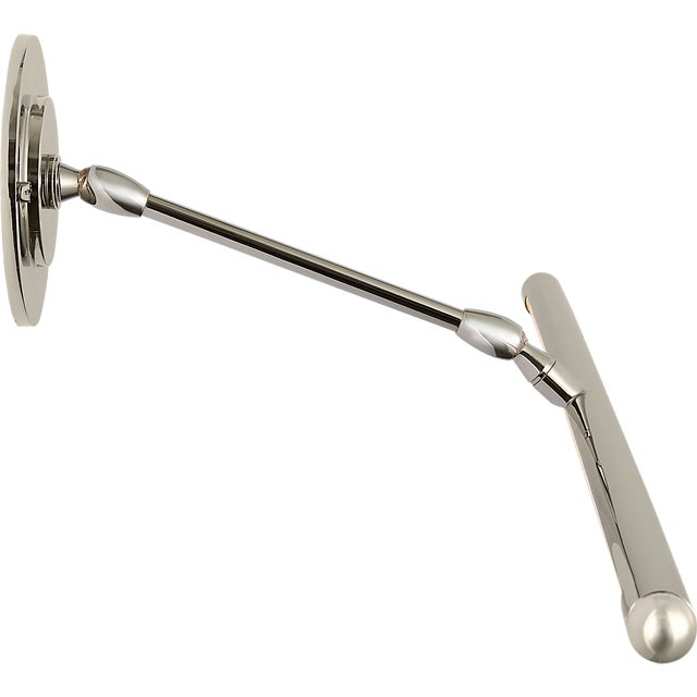 Traditional Amber Lewis for Visual Comfort Signature Emery 30" Picture Light in Polished Nickel For Sale - Image 3 of 7