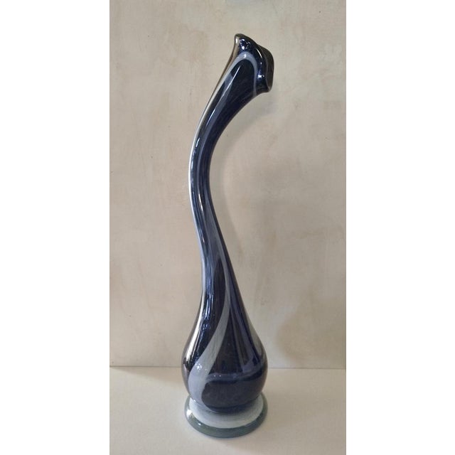 Contemporary Swan Vase by Florea Silviu For Sale - Image 3 of 3