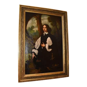 Antique Portrait Painting of a Dutch Gentleman