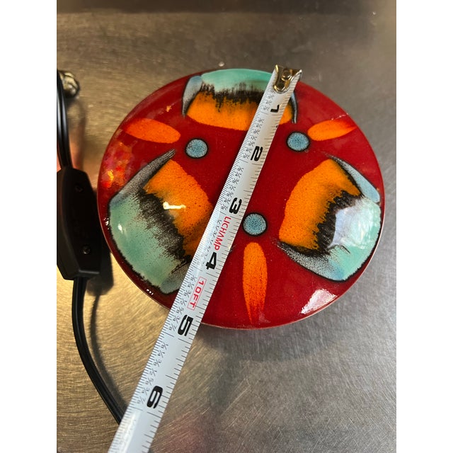 Up for consideration is a beautiful vintage colorful abstract ceramic decorative bowl with a matching lid. This is such a...