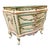 Venetian or Italian Pastel Painted and Carved in Relief Commode For Sale