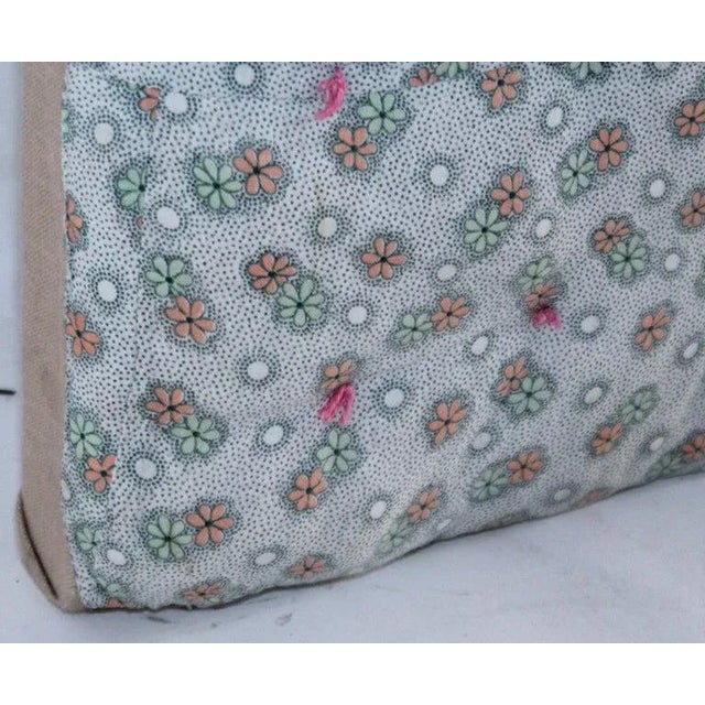 Mounted Postage Stamp Crib Quilt From Pennsylvania For Sale - Image 4 of 9