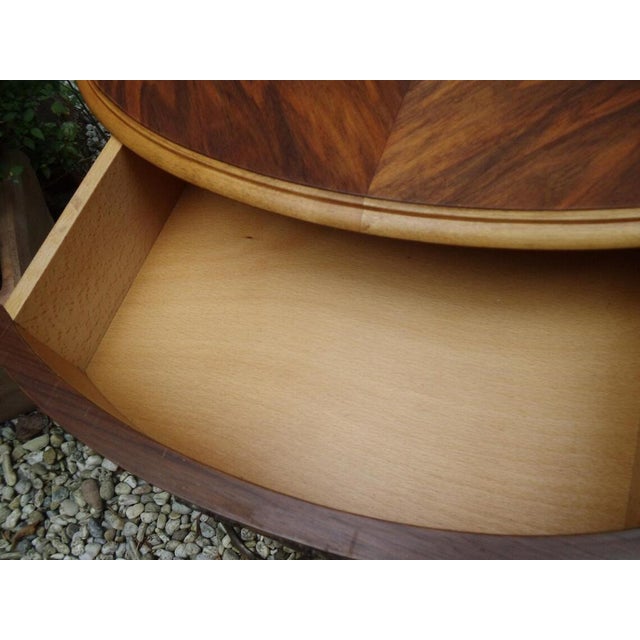 Brown Vintage Side Table in Wood, 1960s For Sale - Image 8 of 12