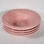 Mid-Century Modern Vintage Bordallo Pinheiro Majolica Basketweave Leaves Pink Salad Bowls-Set of 4 For Sale - Image 3 of 6