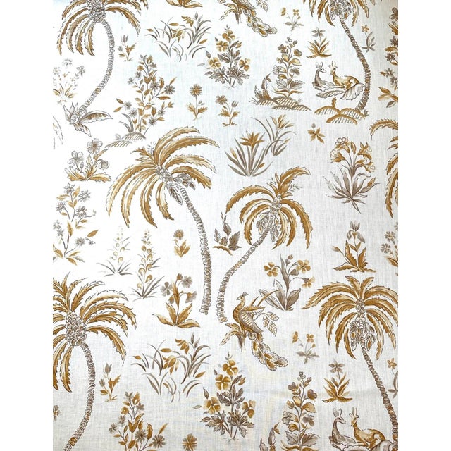 Lisa Fine Pasha Linen Fabric 4 Yards Chairish