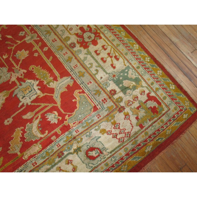 Antique Oushak Rug For Sale In New York - Image 6 of 18