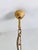 Italian Pink Glass Floral Chandelier with Gilt Tole Leaves from Banci Firenze, 1970s For Sale - Image 10 of 16