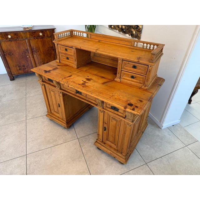 Gründerzeit Secretary in Softwood For Sale - Image 13 of 18