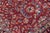 Shabby Chic Persian Tabriz Red/Blue Wool Rug - 9'10'' X 13'4'' For Sale - Image 4 of 10