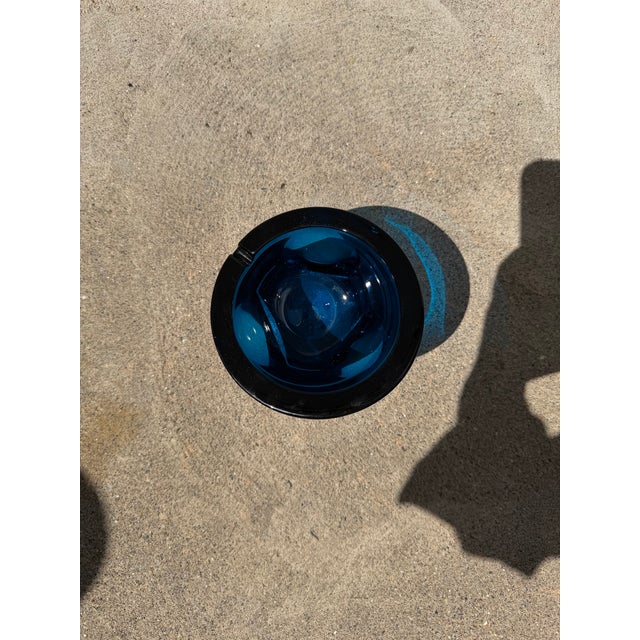 Viking Epic Line, Bluenique Ashtray. Beautiful addition to any Mid Century decor.
