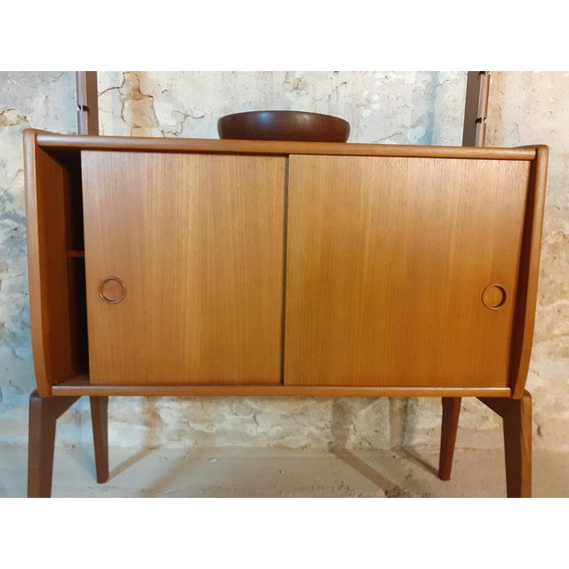 Mid-Century Modern Norwegian Freestanding Ergo Unit in Teak by John Texmon for Blindheim, 1961 For Sale - Image 13 of 17