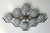 Italian 21st Century Hive Bronze Glossy Gray Murano Flush Mount by Fabio LTD For Sale - Image 3 of 6