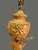 Vintage Neoclassical Urn Swag Bradburn Gallery Glazed Pottery Table Lamp Original Finial For Sale - Image 10 of 13