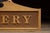Vintage Large Wooden “Bakery” Trade Sign For Sale - Image 4 of 9