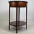 Antique English Edwardian Oval Side Table in Mahogany For Sale - Image 3 of 13