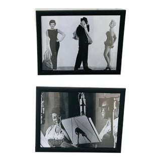 Artists Photography Print in Black and White, a Pair For Sale