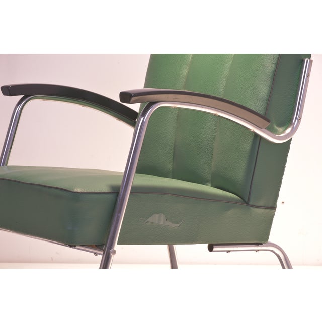Steel Tube Chair from Drabert, 1950 For Sale - Image 14 of 15