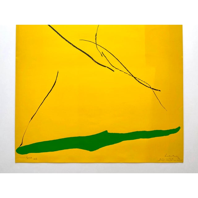 Mid-Century Modern Helen Frankenthaler Vintage 1972 Modernist Limited Edtn Hand Signed " Spoleto " Large Artist's Proof Abstract Expressionist Fine Art Silkscreen Print For Sale - Image 3 of 12