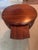 This is a traditional side table featuring a classic Queen Anne style, characterized by its graceful, curved cabriole legs...