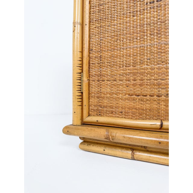 Mid-Century Italian Bamboo, Rattan and Cane Sideboard by Dal Vera, Italy, 1970s For Sale - Image 16 of 18