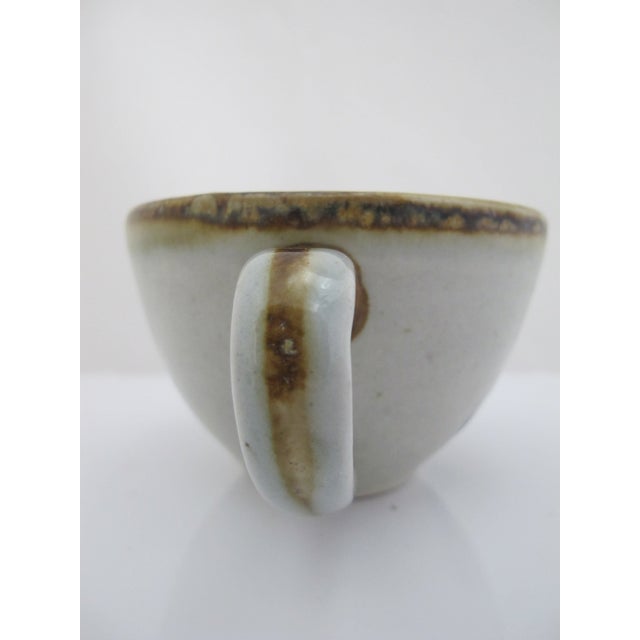 Ken Edwards El Palomar Flower Tonala Mexico Folk Art Stoneware Cup & Saucer For Sale - Image 10 of 13