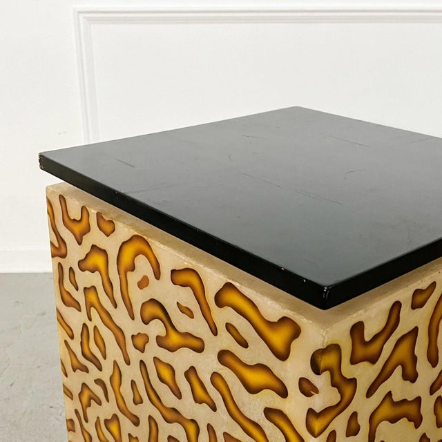 Plastic Organic Modern Oversized Lamps or Lighted Tables - A Pair For Sale - Image 7 of 10