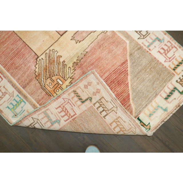 Vintage Lion Persian Gabbeh rug no. j5143 For Sale - Image 9 of 9