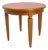 French Bout de canapé Side Table in Cherrywood & Red Laminate, 1950s For Sale