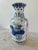 Ceramic Vintage Blue & White Chinese Ceramic Vase For Sale - Image 7 of 8