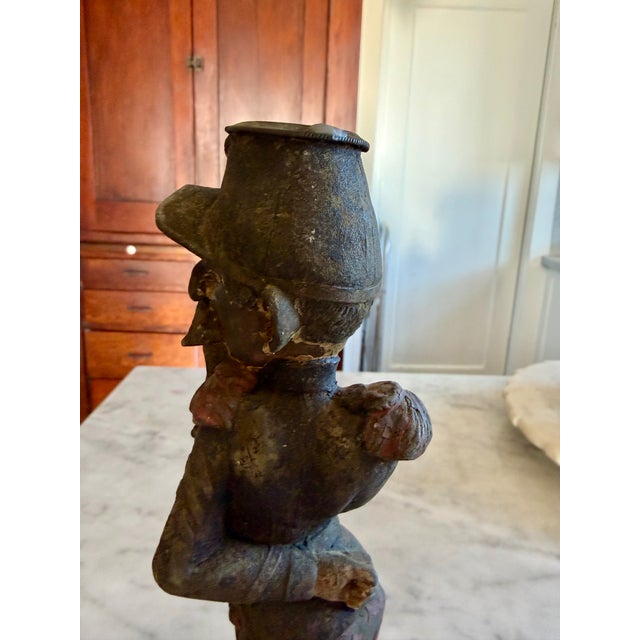 Pair of 19th Century French Figural Candle Holders For Sale - Image 12 of 18