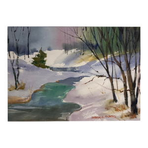 "North Conway" Watercolor by Patricia McCarthy
