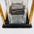 Mid 20th Century Mid-Century Modern Black and Gold Tantalus Decanter Set, Liquor Caddy, Portable Bar For Sale - Image 14 of 18