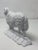 Antique 19thC Cast Iron Ram Door Stops Set of 3, 2 Black 1 White Free-Standing Heavy For Sale - Image 10 of 18