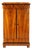 Biedermeier Walnut Wardrobe, 1820s For Sale