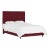Margaux Bed in Berry Classic Velvet, California King For Sale