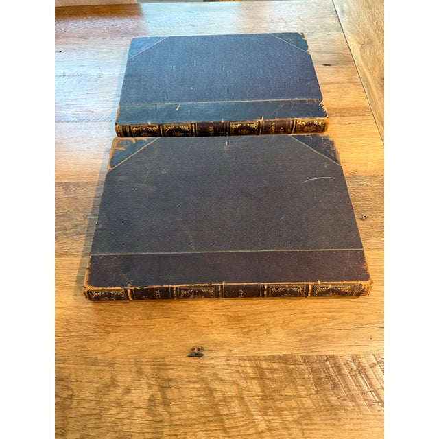 1879–1882 Leather Hardcover Books Art Amateur Bound Journals by Montague Marks – Set of 2 Deluxe Volumes For Sale - Image 13 of 14