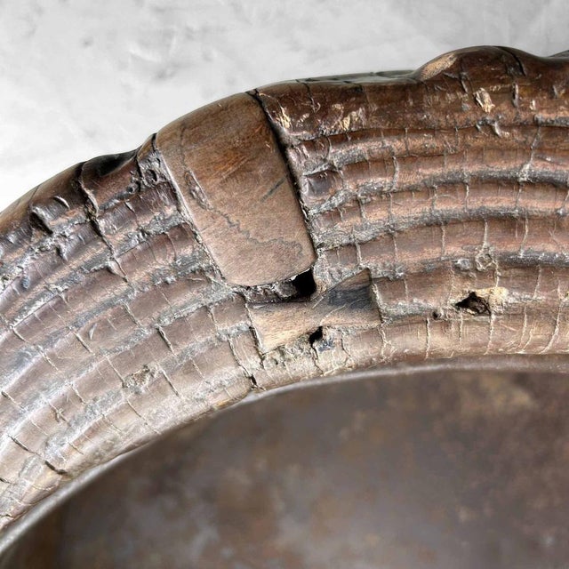 Meiji Tree Trunk Hibachi, Japan, 1890s For Sale - Image 13 of 18