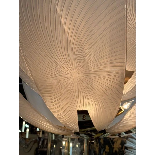 Modern Murano Tulip Chandelier For Sale - Image 3 of 5