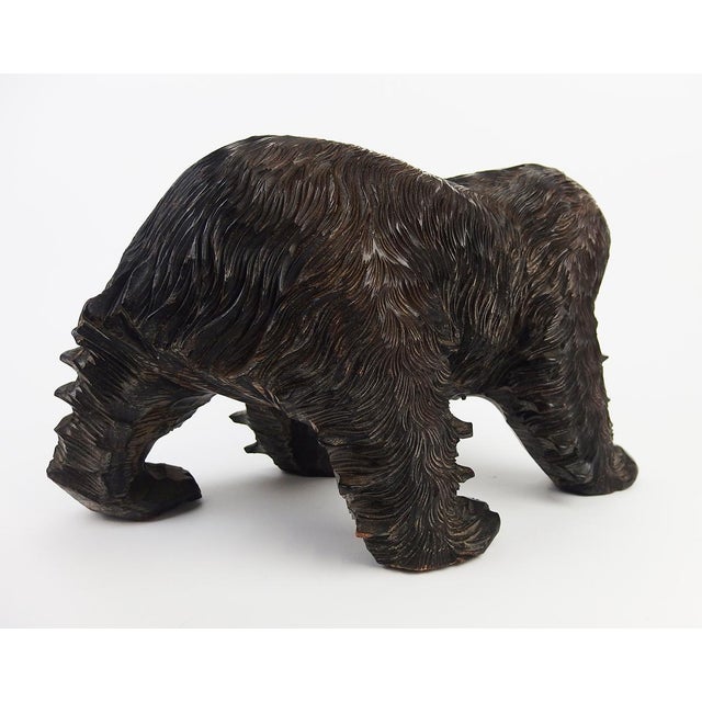 Wood Carved Wooden Ainu Bear, 1960s For Sale - Image 7 of 17