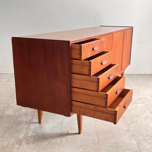 Mid-Century Modern Mid-Century Modern Italian Teak Sideboard, 1960s For Sale - Image 3 of 8